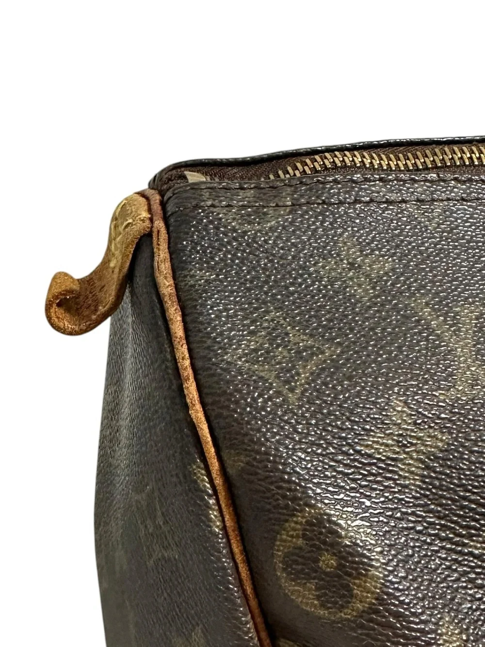 Louis Vuitton Monogram & Vachetta Leather Speedy 35
